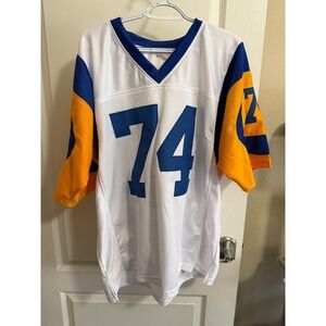 Merlin Olsen Los Angeles Rams Jersey 74 Mens Large